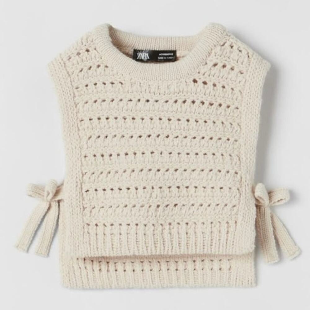Zara Cream Girl's Sweater